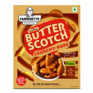 Farmerette Butterscotch Crunchy Pops 100g