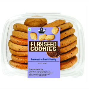 WholeWheat - Millet Flaxseed Cookies -500g@Rs.100- Factory Fresh