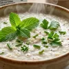 Nutritious protein soup powder made with sprouted ragi and jowar for healthy weight management.