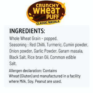 Wheat Puff Masala - ingredients