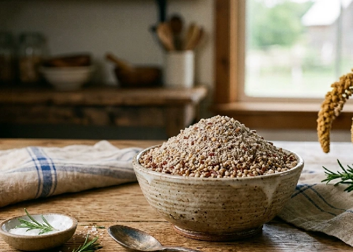Crunchy Farmerette best baked millet snacks served as a natural alternative to deep-fried commercial chips.